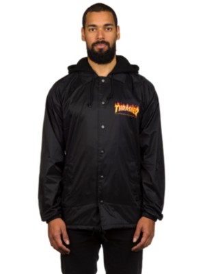 thrasher flame windbreaker